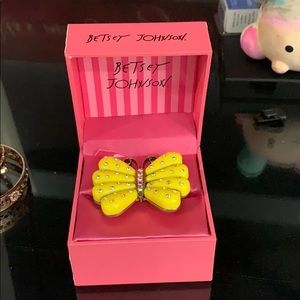 Betsey Johnson Butterfly Ring